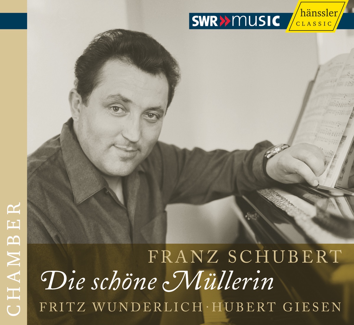 Schubert, F.: Schone Mullerin (Die) by Hubert Giesen & Fritz Wunderlich album cover