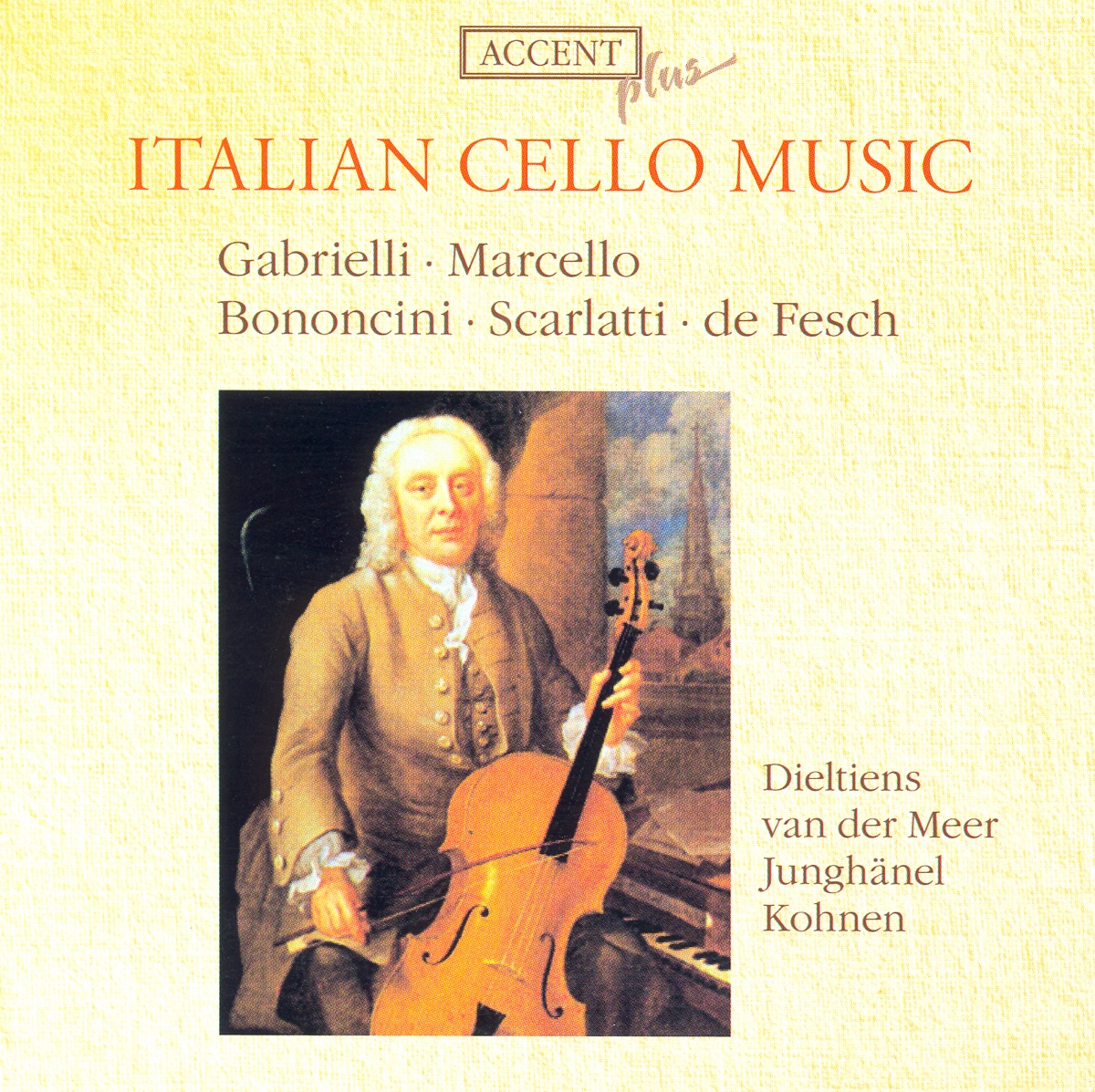 Italian Cello Music by Konrad Junghänel, Richte Van Der Meer & Roel Dieltiens album cover