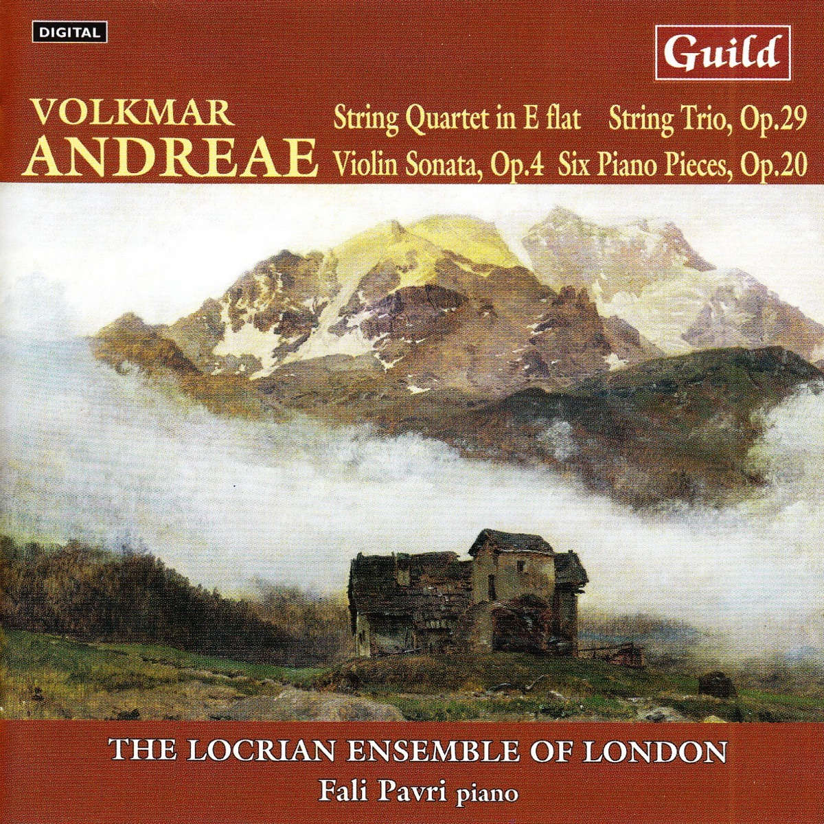Music By Volkmar Andreae (1879-1962) - Vol. 3 by The Locrian Ensemble Of London album cover
