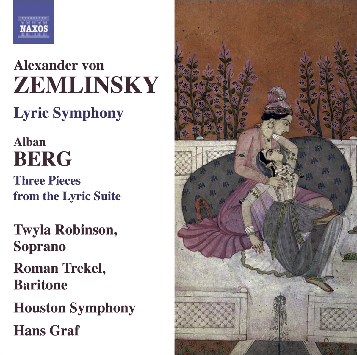 Zemlinsky: Lyric Symphony - Berg: 3 Pieces from the Lyric Suite by Hans Graf, Houston Symphony Orchestra, Roman Trekel & Twyla Robinson album cover