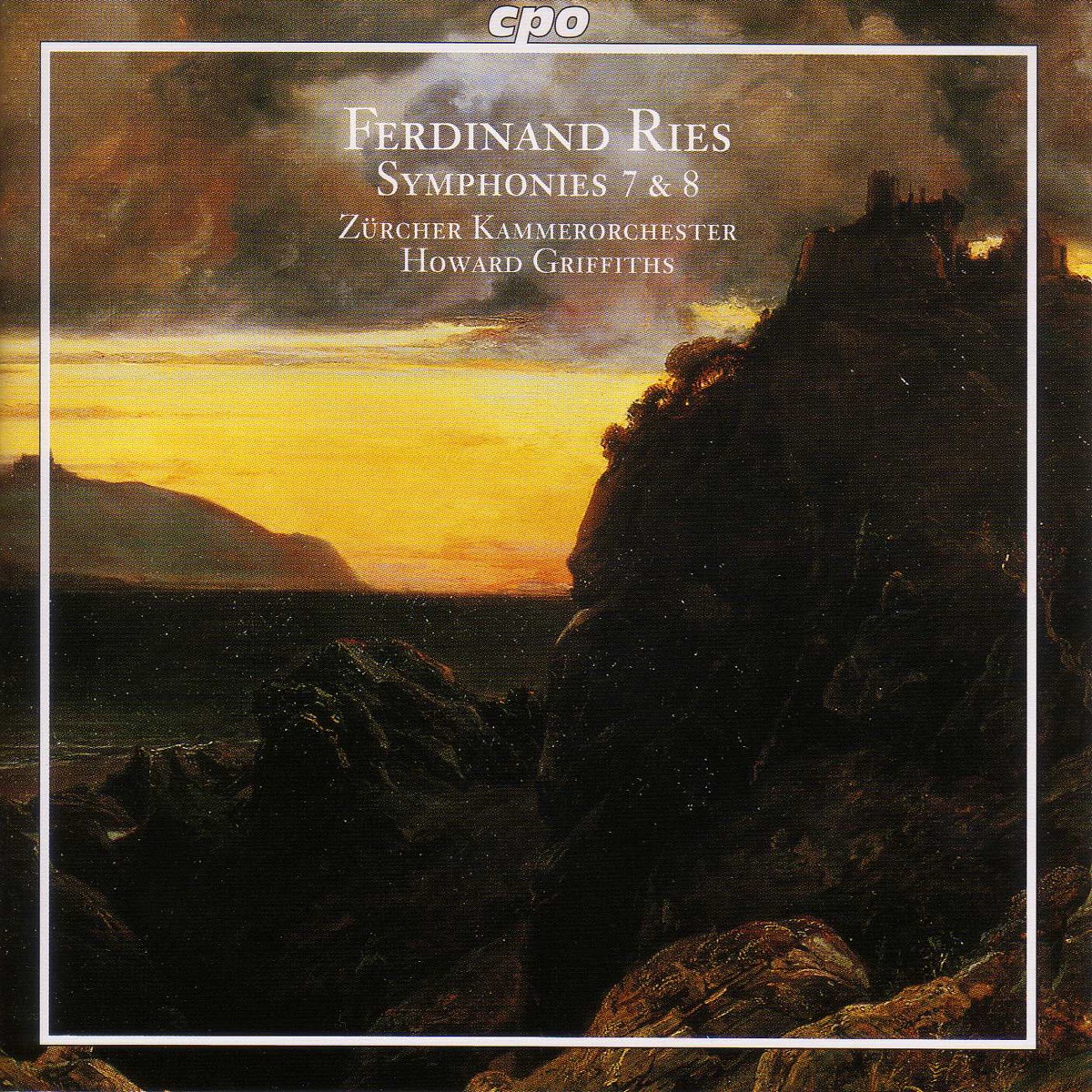 Ries: Symphonies, Nos. 7 and 8 by Howard Griffiths & Zurich Chamber Orchestra album cover