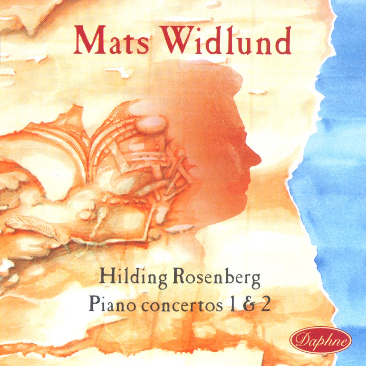 Rosenberg: Piano Concertos Nos. 1 & 2 by Swedish Radio Symphony Orchestra, Mats Widlund & Petter Sundkvist album cover