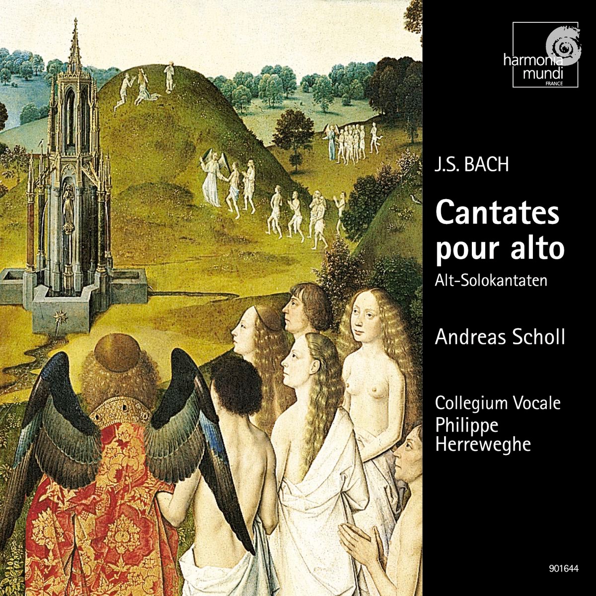 Bach: Cantatas for Alto Solo by Andreas Scholl, Collegium Vocale Gent & Philippe Herreweghe album cover