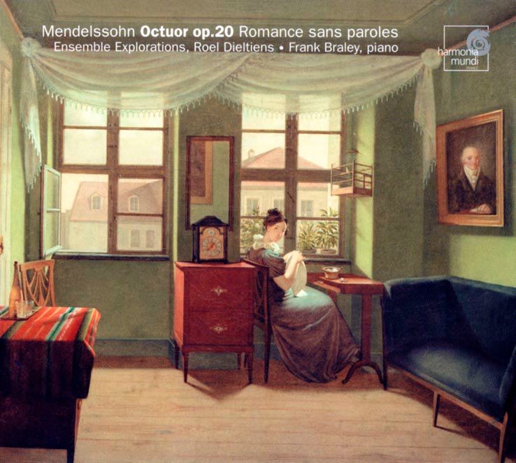 Mendelssohn: Octet, Op. 20 by Roel Dieltiens, Frank Braley & Ensemble Explorations album cover