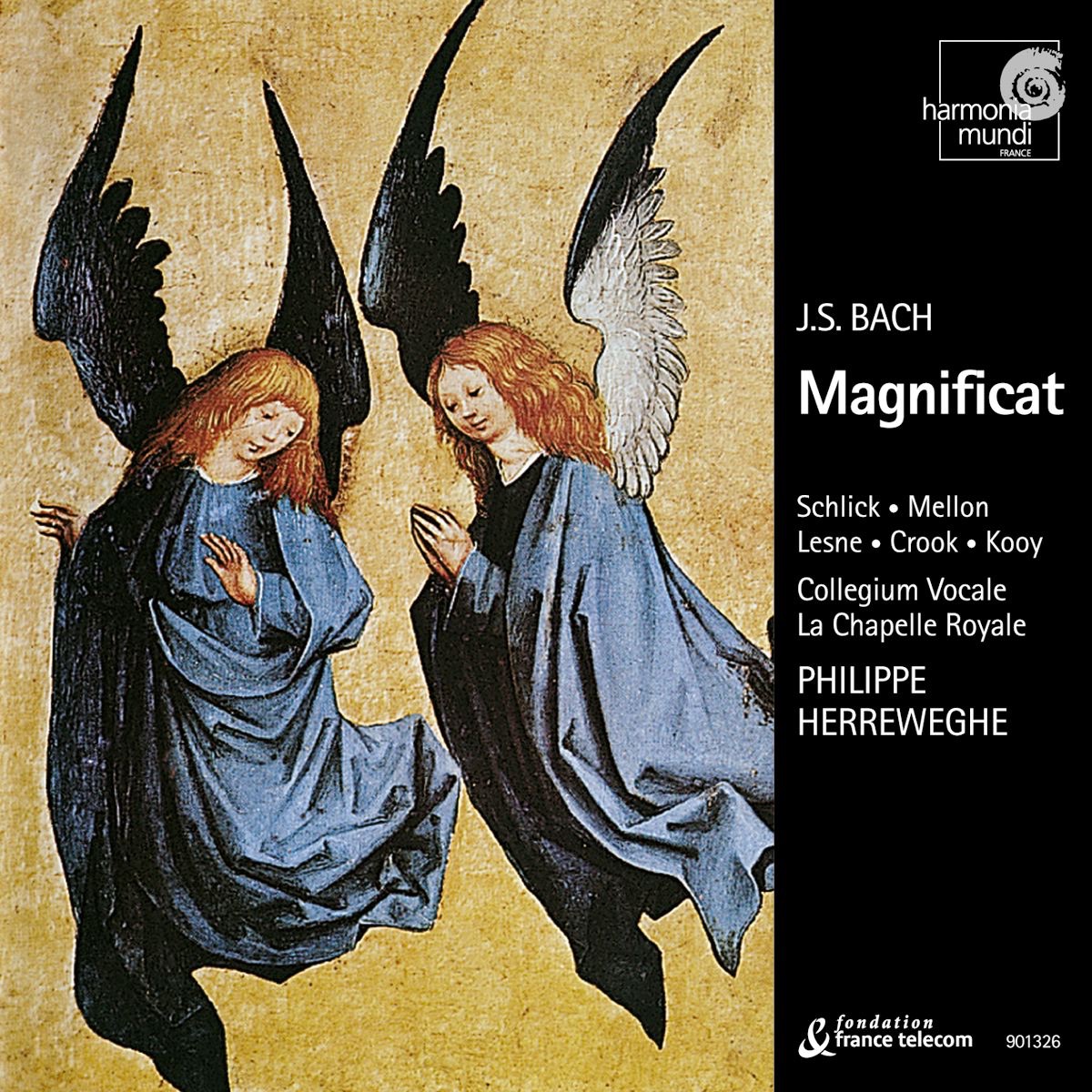Bach: Magnificat, BWV 243 and Cantata, BWV 80 "Ein feste Burg ist unser Gott" by Collegium Vocale Gent, La Chapelle Royale & Philippe Herreweghe album cover