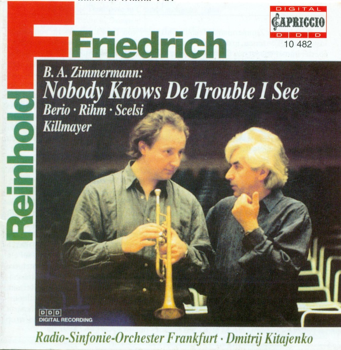 Trumpet Recital - Reinhold Friedrich by Thomas Duis, Reinhold Friedrich, Frankfurt Radio Symphony & Dmitrij Kitajenko album cover