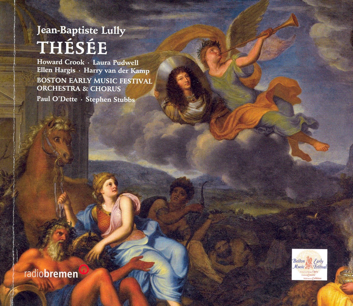 Lully: Thesee (Boston Early Music Festival) by Stephen Stubbs, Howard Crook, Paul O'Dette, Olivier Laquerre, Laura Pudwell, Harry van der Kamp, Suzie LeBlanc, Marc Molomot, Aaron Engebreth, Ellen Hargis, Mireille Lebel, Amanda Forsythe, Marek Rzepka, Aaron Sheehan, Yulia van Doren, Teresa Wakim, Boston Early Music Festival Chorus & Boston Early Music Festival Orchesra album cover