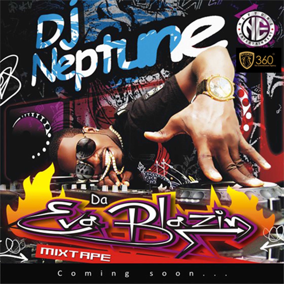1,2,3 (Remix) [LATE Dagrin, M.I. & Naeto C] - Single by DJ Neptune album cover