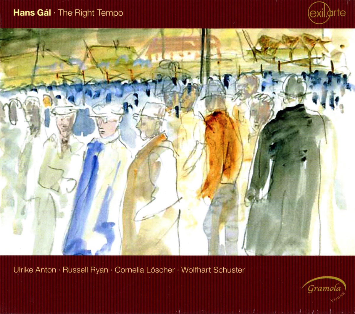 Gál: The Right Tempo (exil.arte, Vol. 1) by Ulrike Anton, Russell Ryan, Wolfhart Schuster & Cornelia Loscher album cover