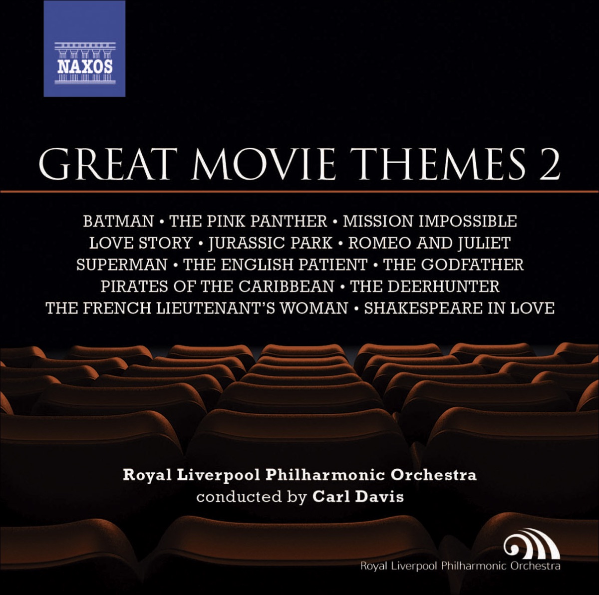 Great Movie Themes 2 by Carl Davis & Royal Liverpool Philharmonic Orchestra album cover