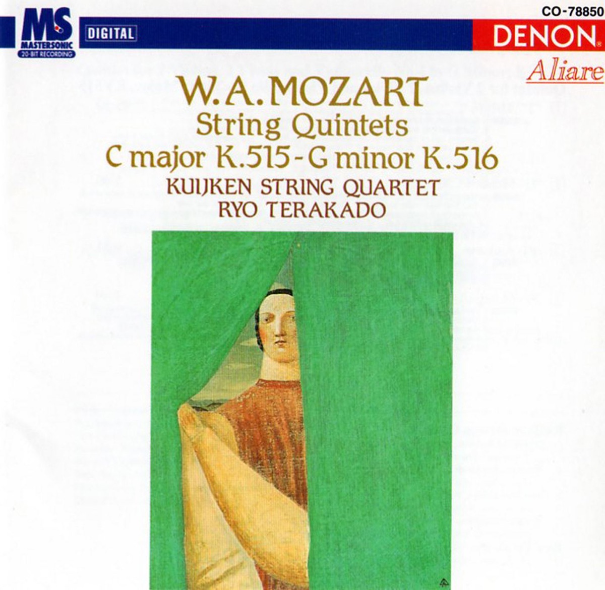 Mozart: String Quintets by Kuijken String Quartet & Ryo Terakado album cover