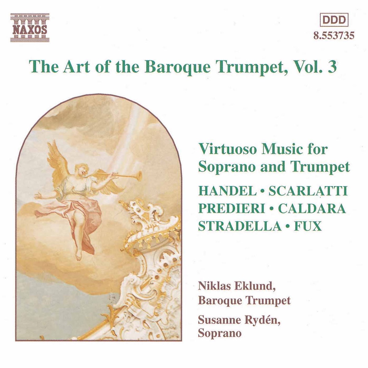 Baroque Trumpet (The Art Of The), Vol. 3 by Susanne Ryden album cover