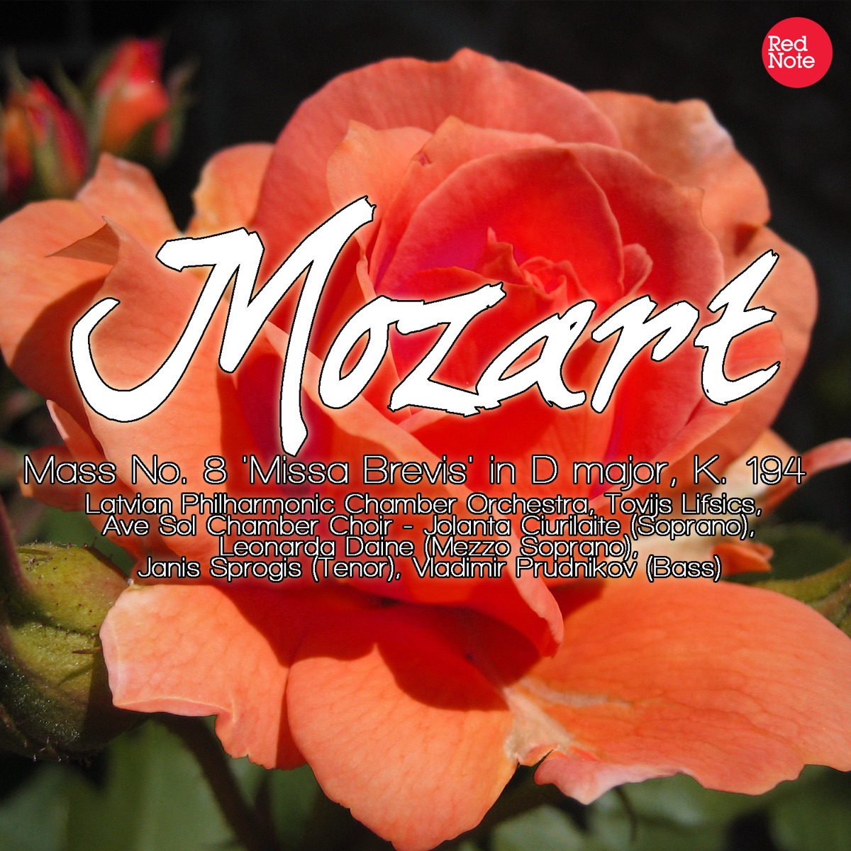 Mozart: Mass No. 8 'Missa Brevis' in D major, K. 194 by Latvian Philharmonic Chamber Orchestra & Tovijs Lifsics album cover