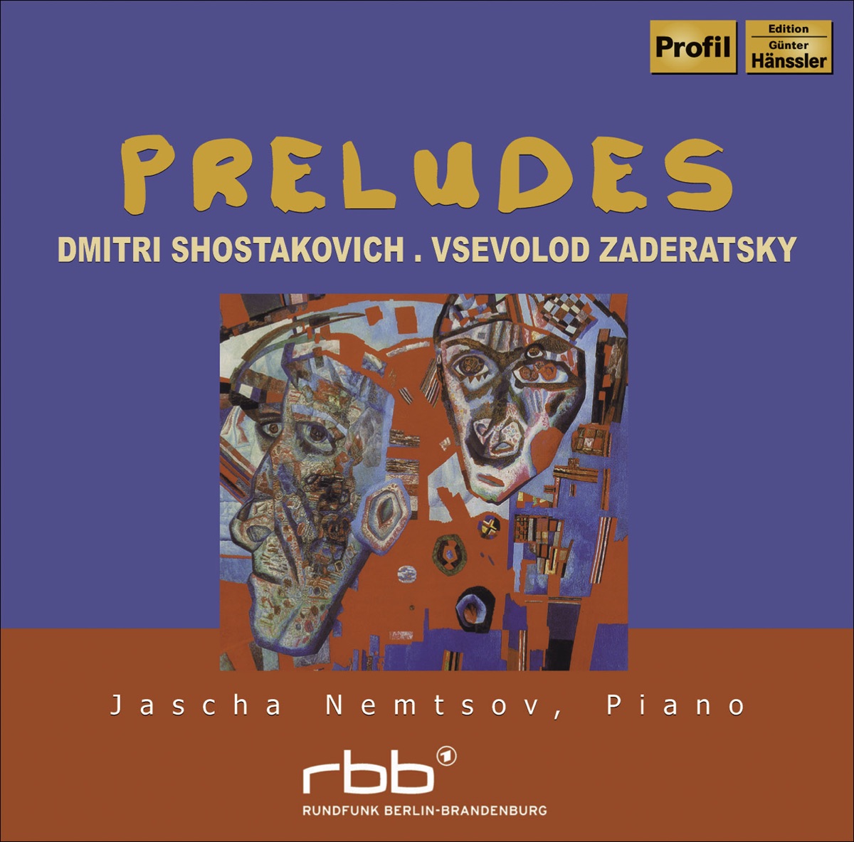 Shostakovich, D.: 24 Preludes - Zaderatsky, V.P.: 24 Preludes by Jascha Nemtsov album cover