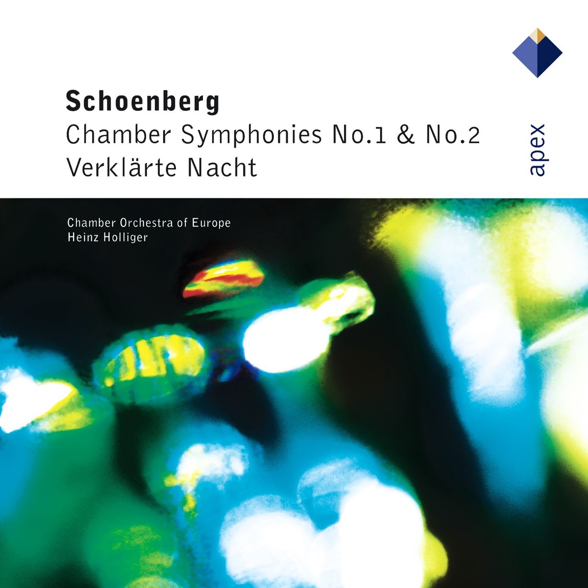 Schönberg: Chamber Symphonies Nos. 1, 2 & Verklärte Nacht by Chamber Orchestra of Europe & Heinz Holliger album cover