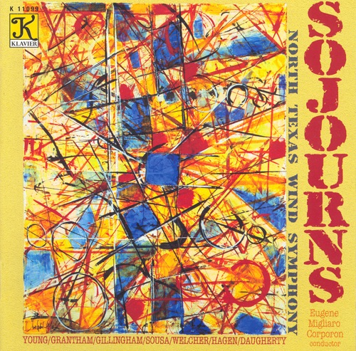 Sojourns by Eugene Migliaro Corporon, North Texas Wind Symphony & Chris Rasmussen album cover