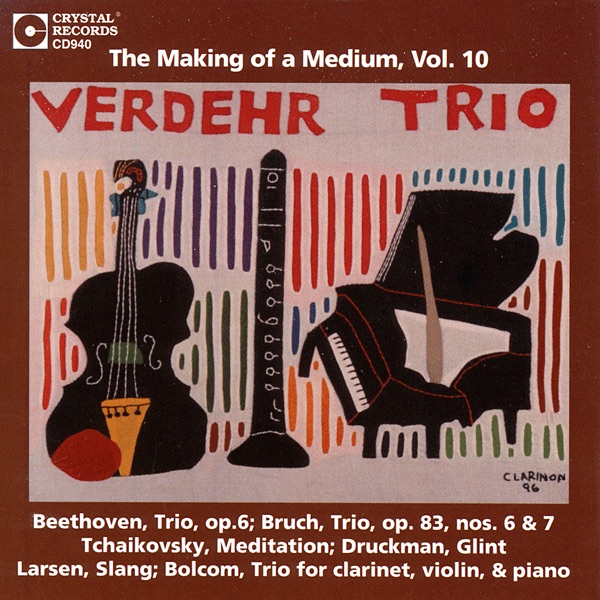 Making of a Medium, Vol. 10 by The Verdehr Trio, Walter Verdehr, Elsa Ludewig-Verdehr & Gary Kirkpatrick album cover