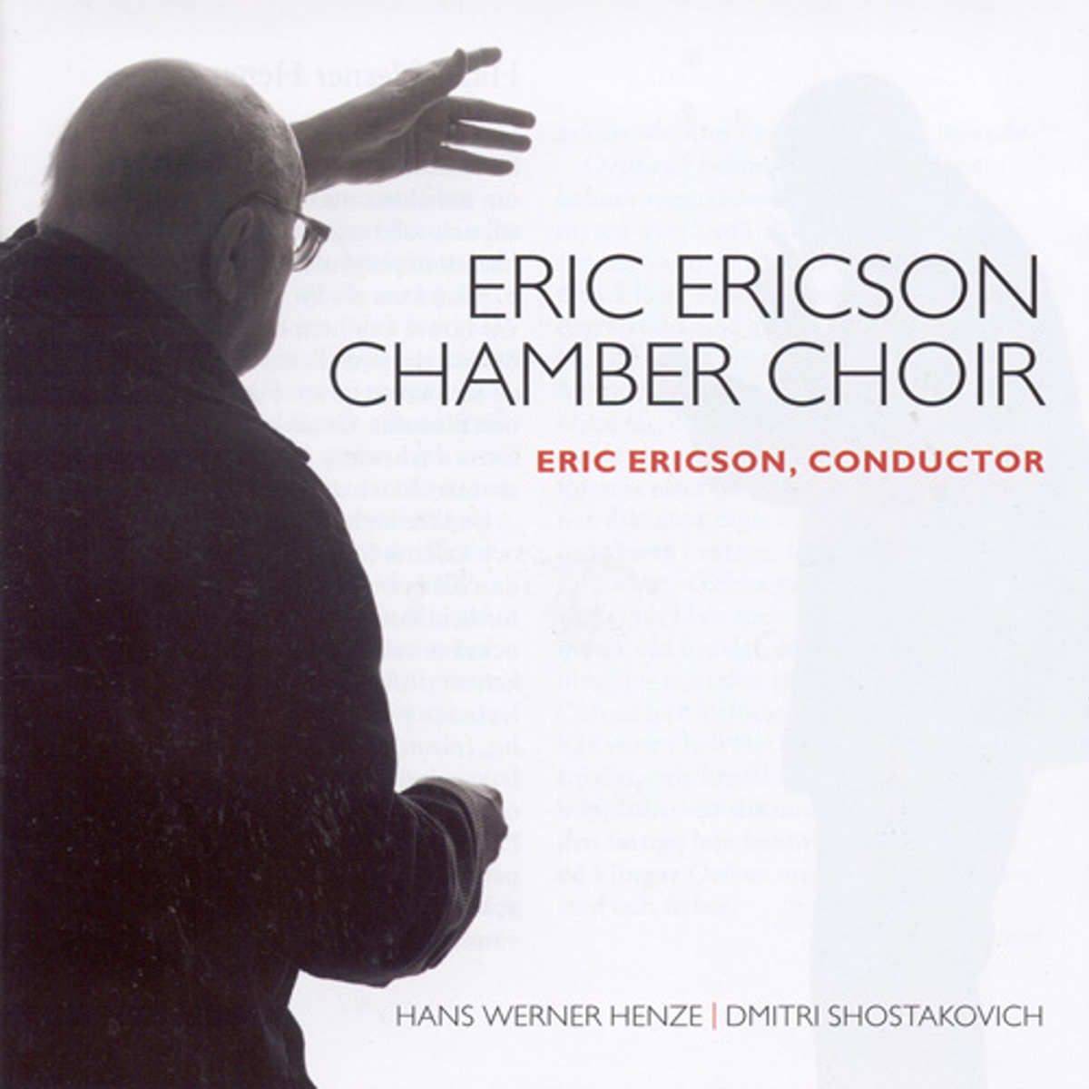 Eric Ericson Chamber Choir by Eric Ericson Chamber Choir & Eric Ericson album cover