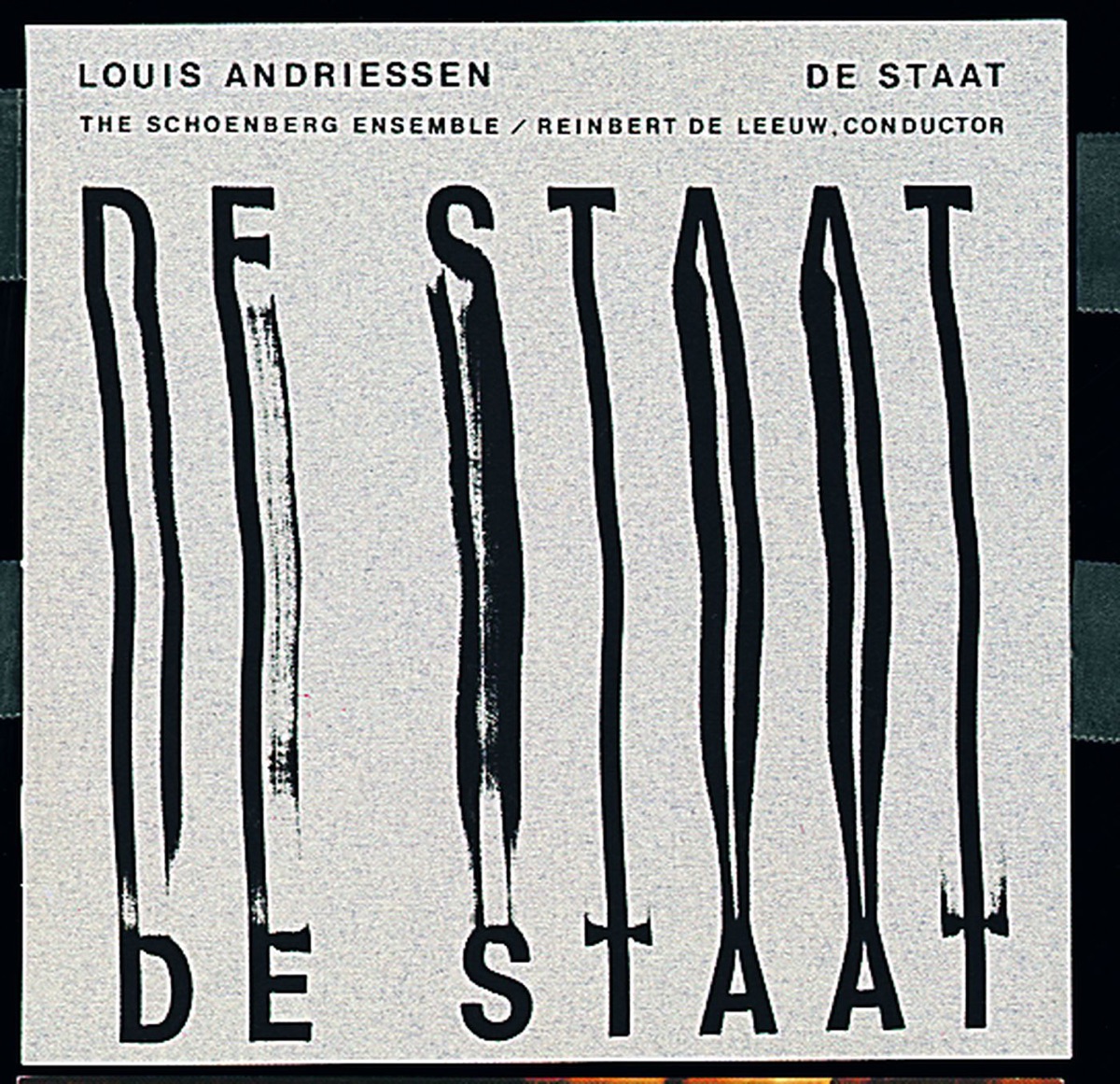 Andriessen: De Staat by Reinbert de Leeuw & Schönberg Ensemble album cover