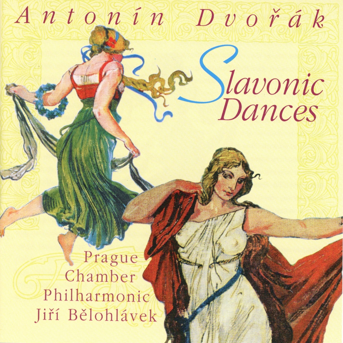 Slavonic Dances by Jiří Bělohlávek & Prague Chamber Philharmonic Orchestra album cover