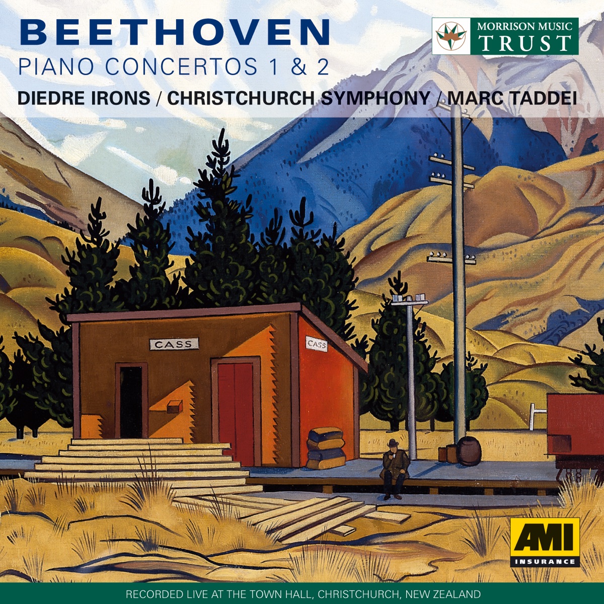 Beethoven: Piano Concertos Nos. 1 and No. 2 by Diedre Irons, Christchurch Symphony & Marc Decio Taddei album cover