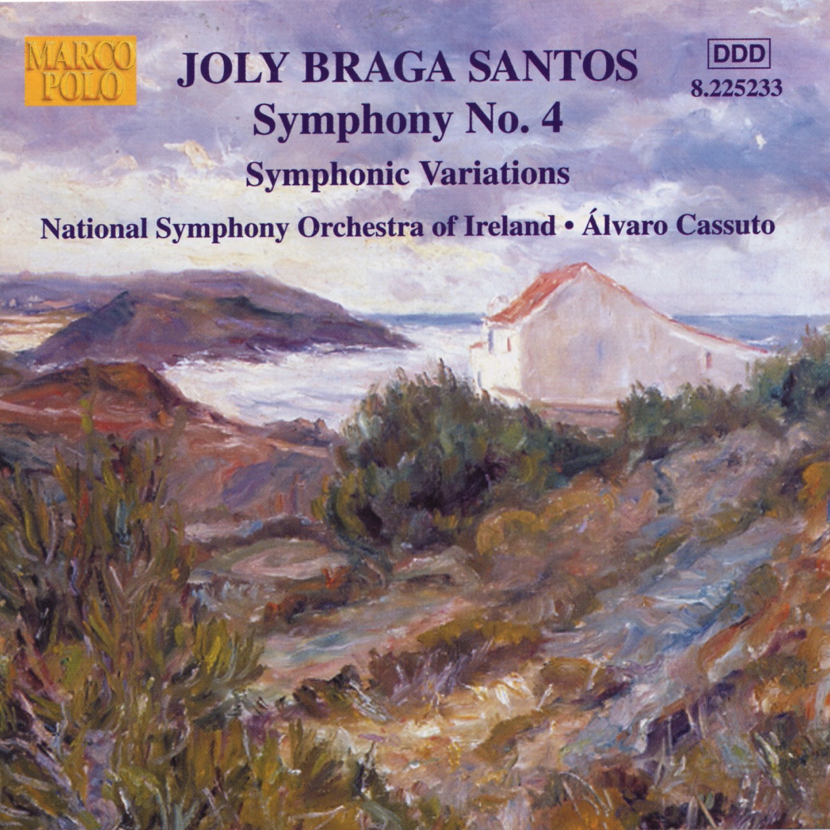 Braga Santos: Symphony No. 4 & Symphonic Variations by Álvaro Cassuto & RTÉ National Symphony Orchestra album cover