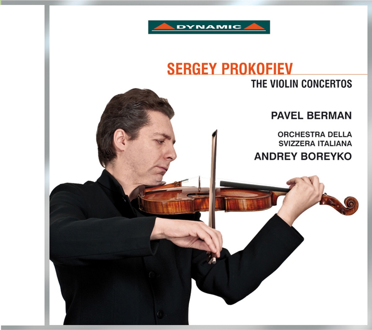 Prokofiev: Violin Concertos Nos. 1 & 2, Sonata for 2 Violins in C Major, Op. 56 by Pavel Berman, Andrey Boreyko, Orchestra della Svizzera Italiana & Anna Tifu album cover