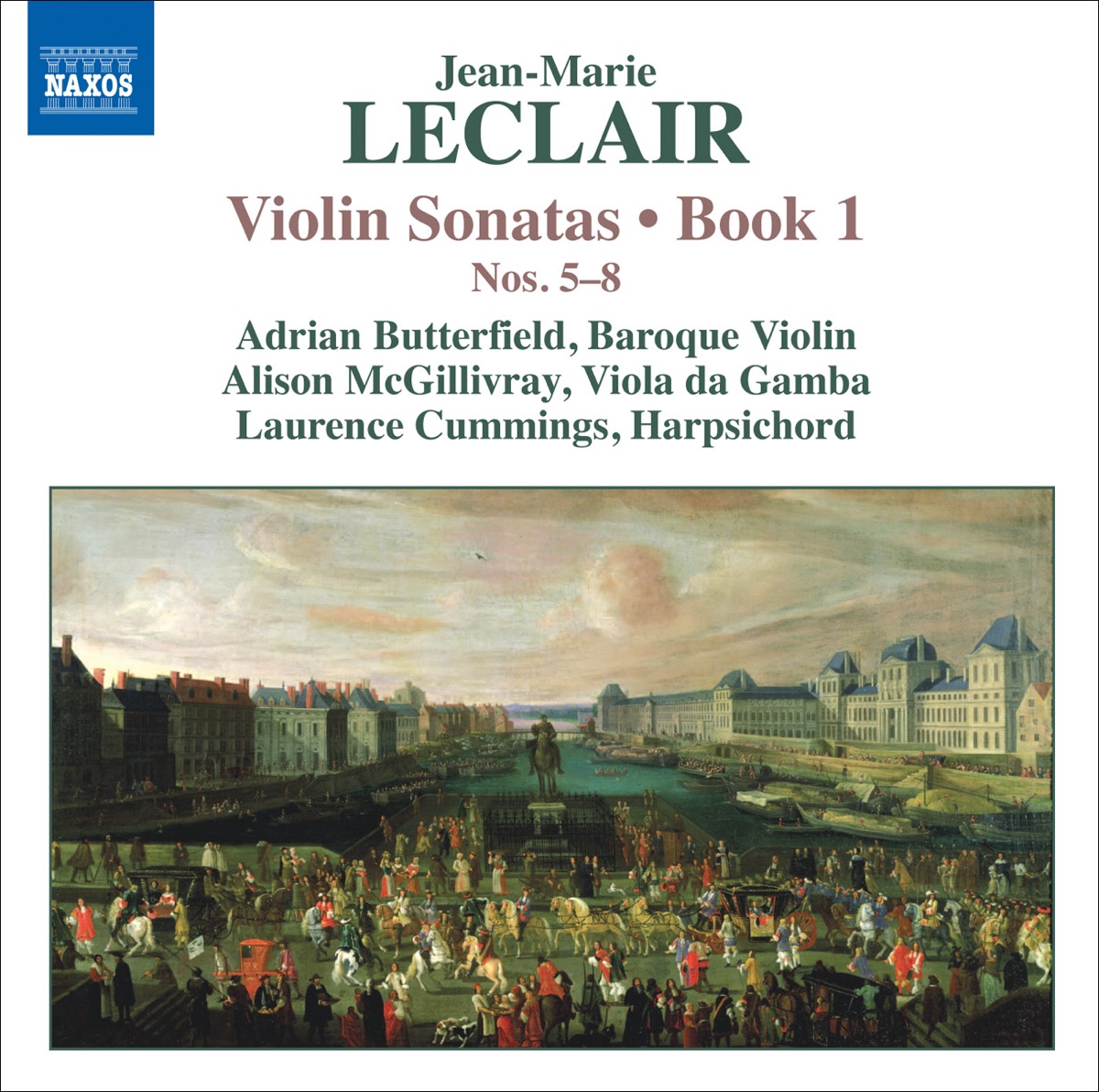 Leclair: Violin Sonatas, Op. 1, Nos. 5-8 by Laurence Cummings, Adrian Butterfield & Alison McGillivray album cover