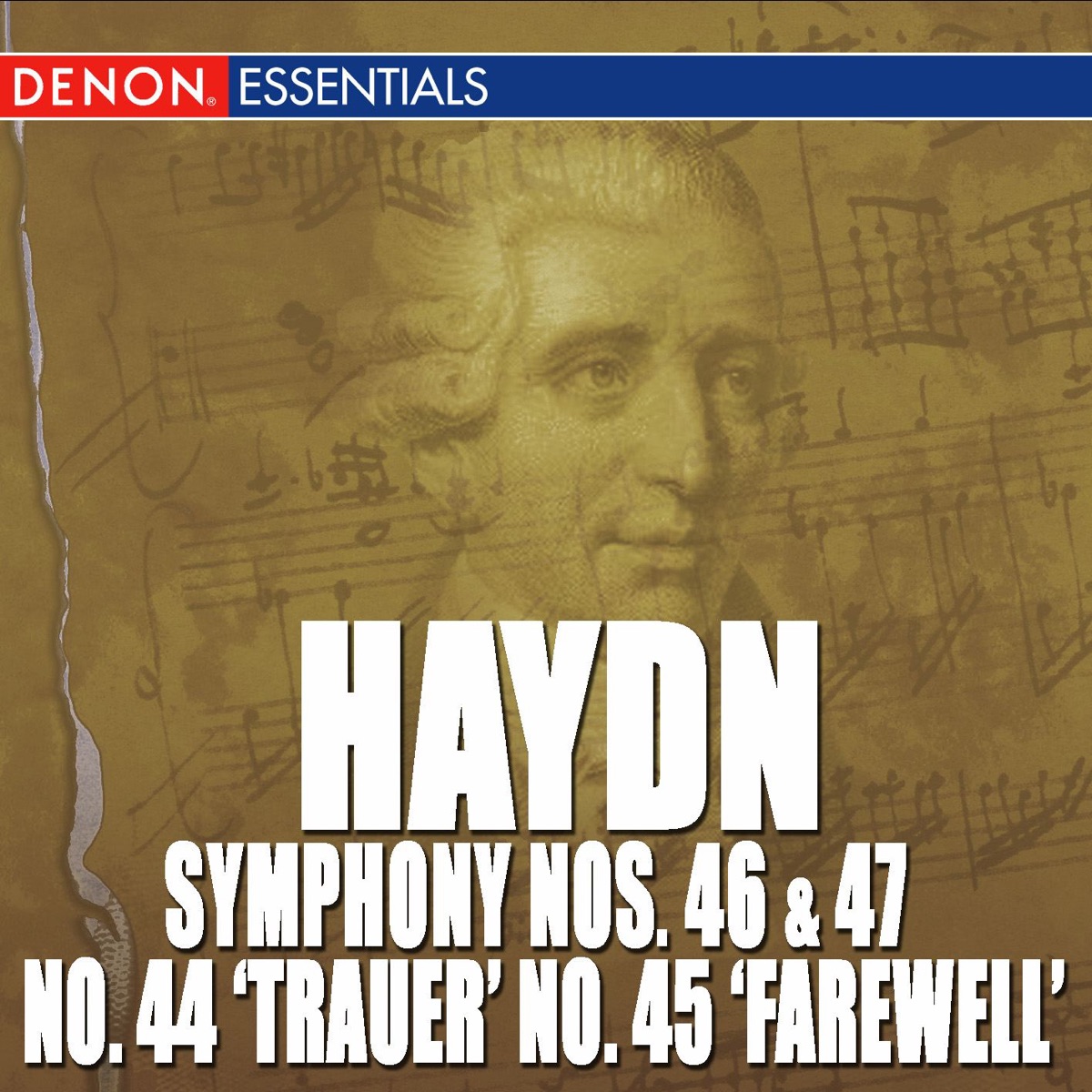 Haydn: Symphony Nos. 44 'Trauer', 45 "Farewell", 46 & 47 by Moscow Chamber Orchestra album cover