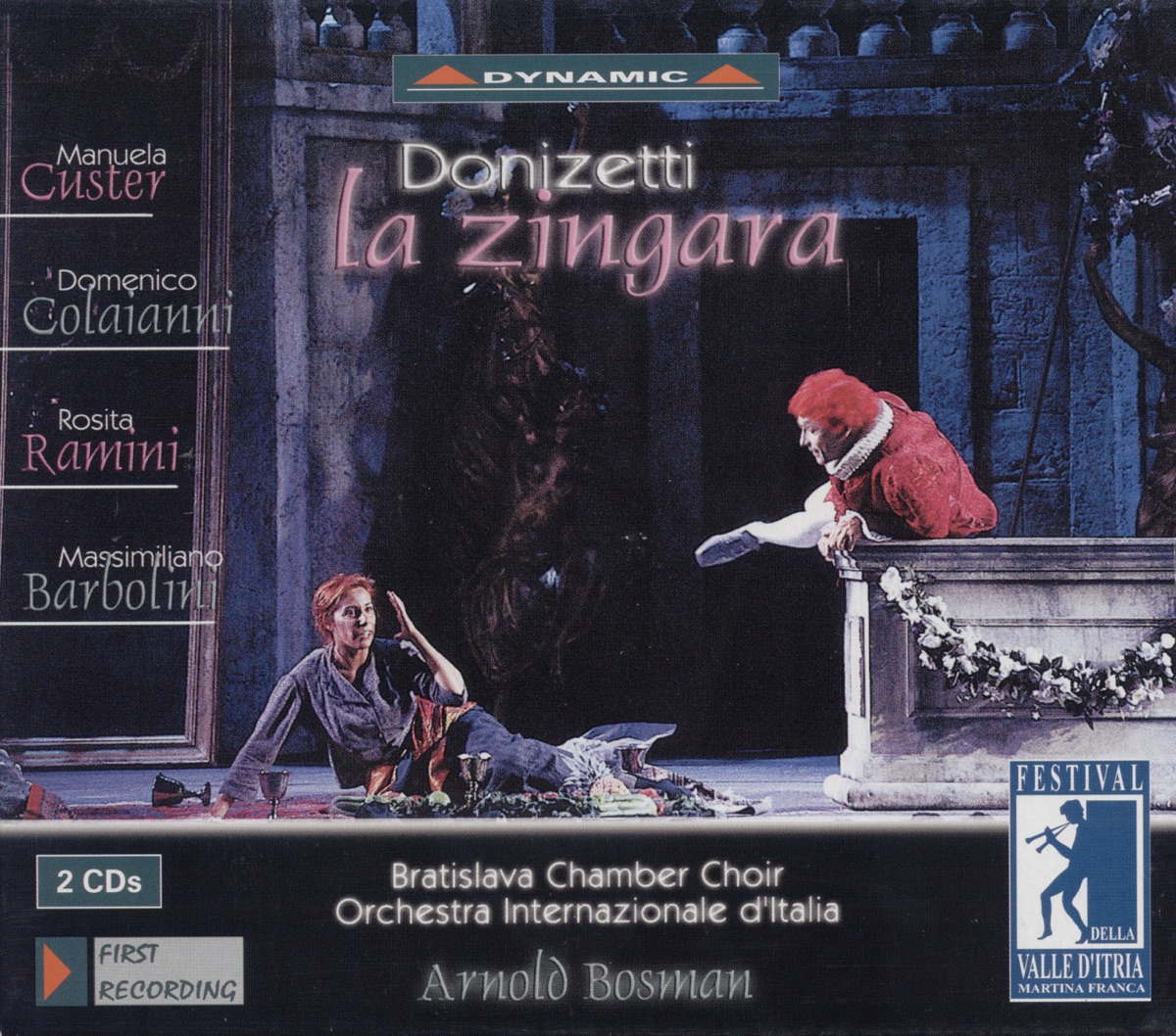 Donizetti: La Zingara by Massimiliano Barbolini, Italian International Orchestra & Arnold Bosman album cover