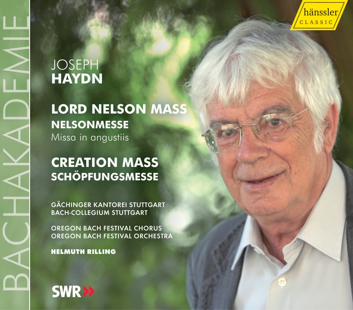 Haydn, F.J.: Masses Nos. 11 and 13 by Roxana Constantinescu, Maximilian Schmitt, Gächinger Kantorei Stuttgart, Michael Nagy, Bach Collegium Berlin, Letizia Scherrer, Helmuth Rilling, Oregon Bach Festival Choir, Oregon Bach Festival Orchestra, Lothar Odinius, Markus Eiche & Donna Brown album cover