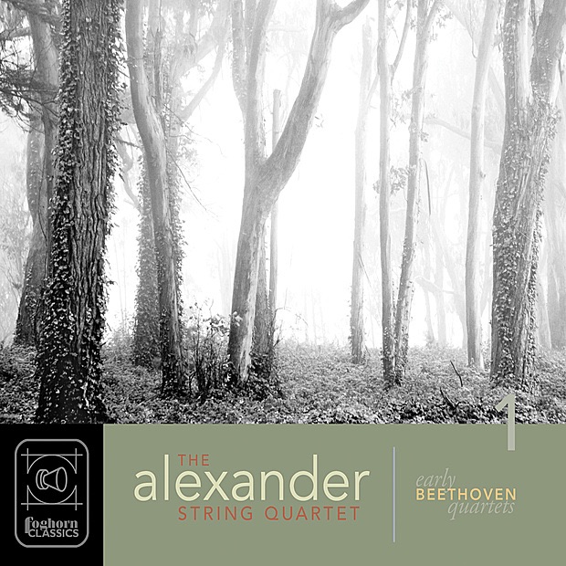 Beethoven: The Early Quartets, Vol. 1 by Alexander String Quartet album cover