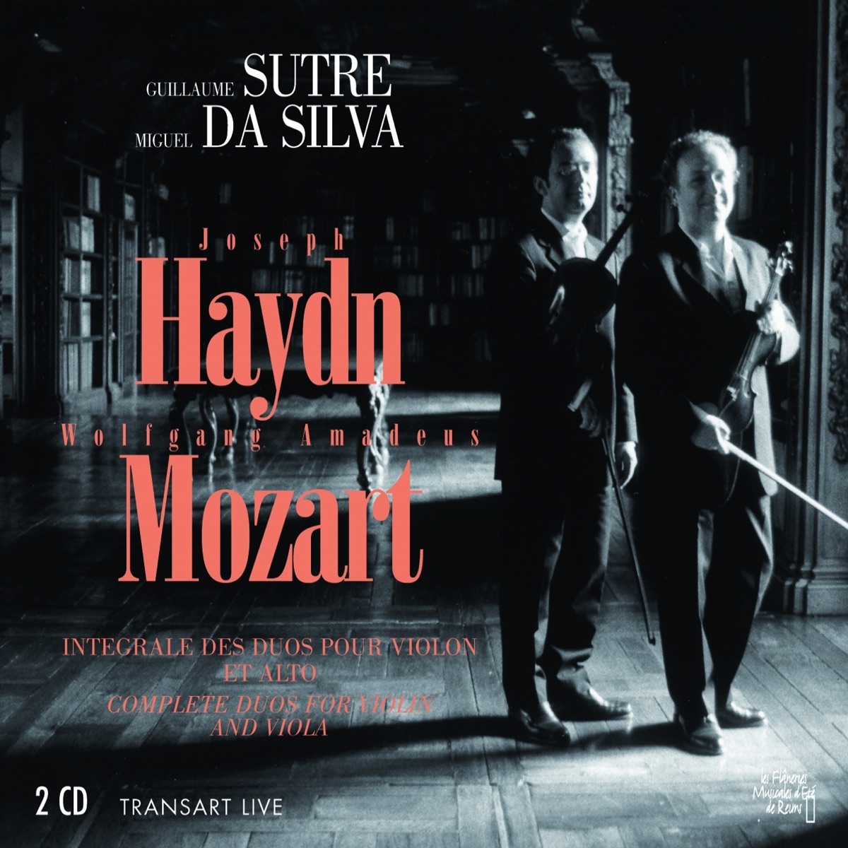 Haydn & Mozart: Complete Duos for Violin and Viola by Guillaume Sutre & Miguel Da Silva album cover