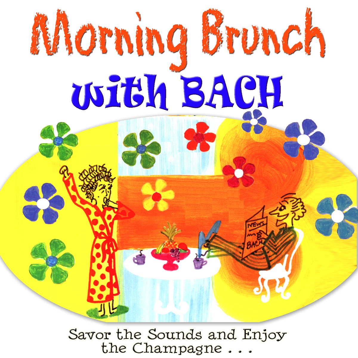 Start Your Morning With Bach by Dubravka Tomšič, Klemens Schnorr, Zina Schiff, The Symphony Brass of Chicago, Israel Philharmonic Orchestra, Bulgarian National Radio Symphony Orchestra, Barry Faldner & Dalia Atlas album cover