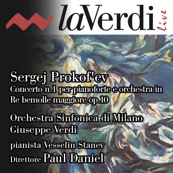 Prokofiev: Piano Concerto No. 1 by Orchestra Sinfonica di Milano Giuseppe Verdi, Paul Daniel & Vesselin Stanev album cover