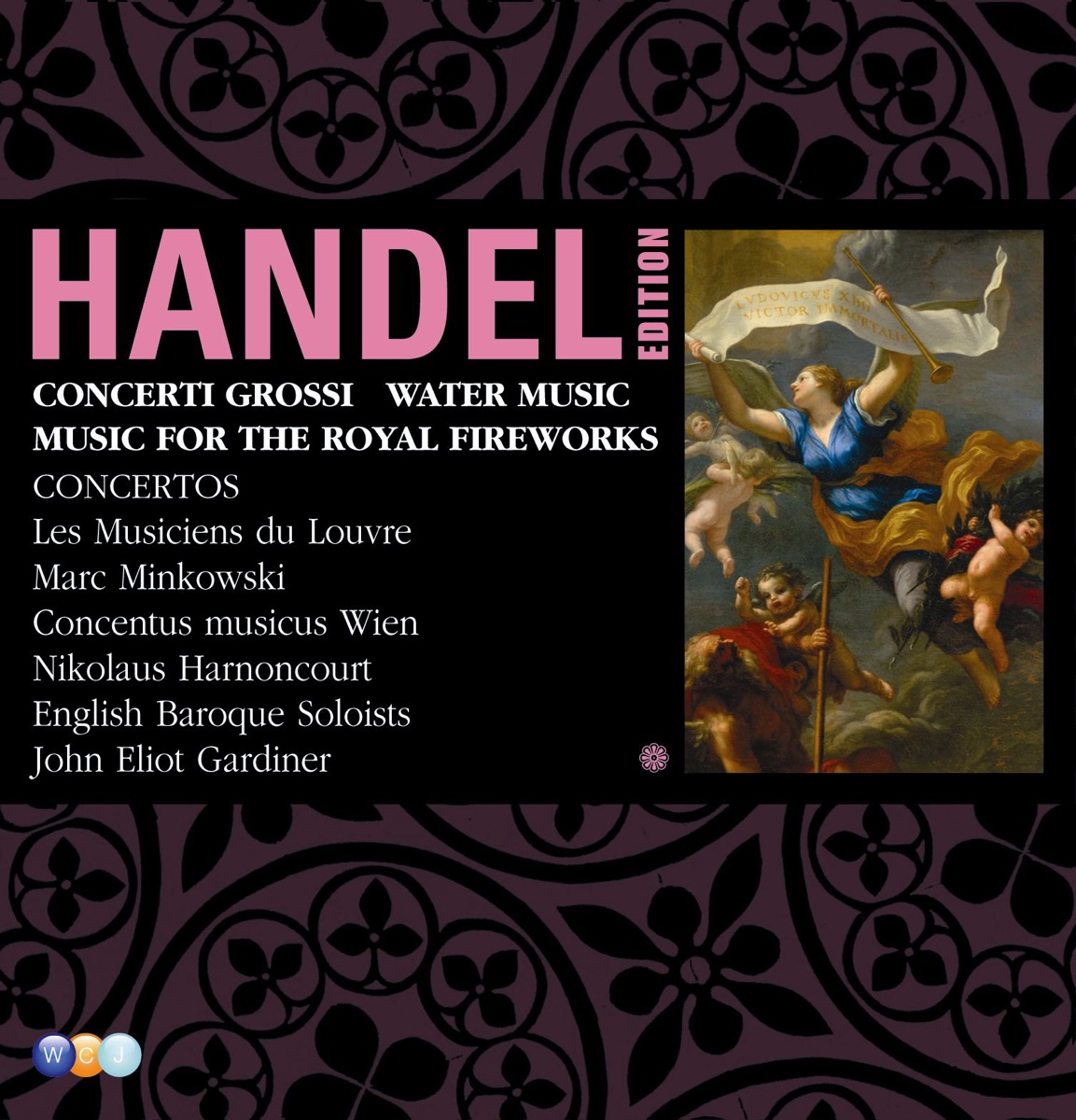 Handel Edition, Vol. 9: Orchestral Music by Les Musiciens du Louvre, Marc Minkowski & Nikolaus Harnoncourt album cover