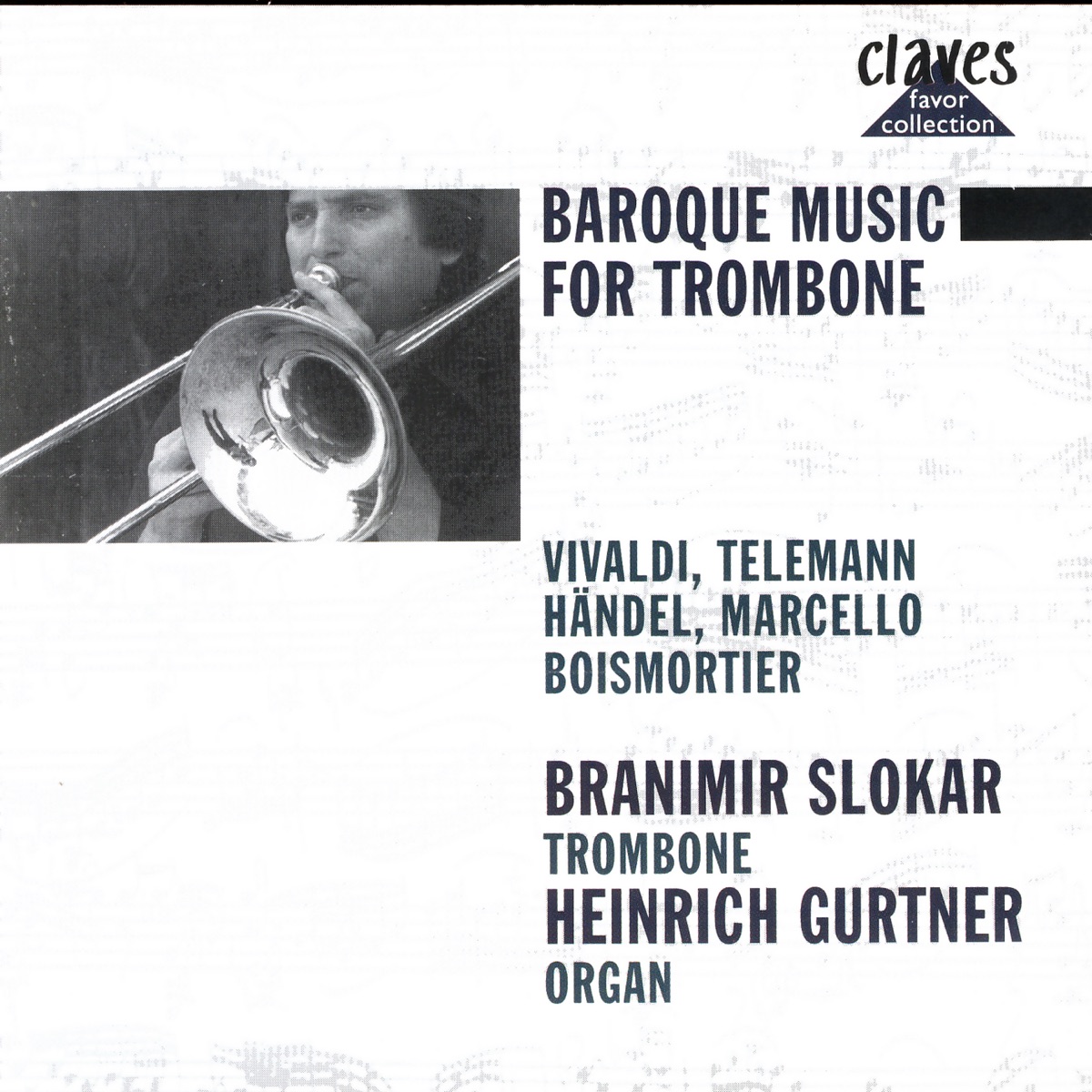 Baroque Music for Trombone & Organ by Branimir Slokar & Heinrich Gurtner album cover