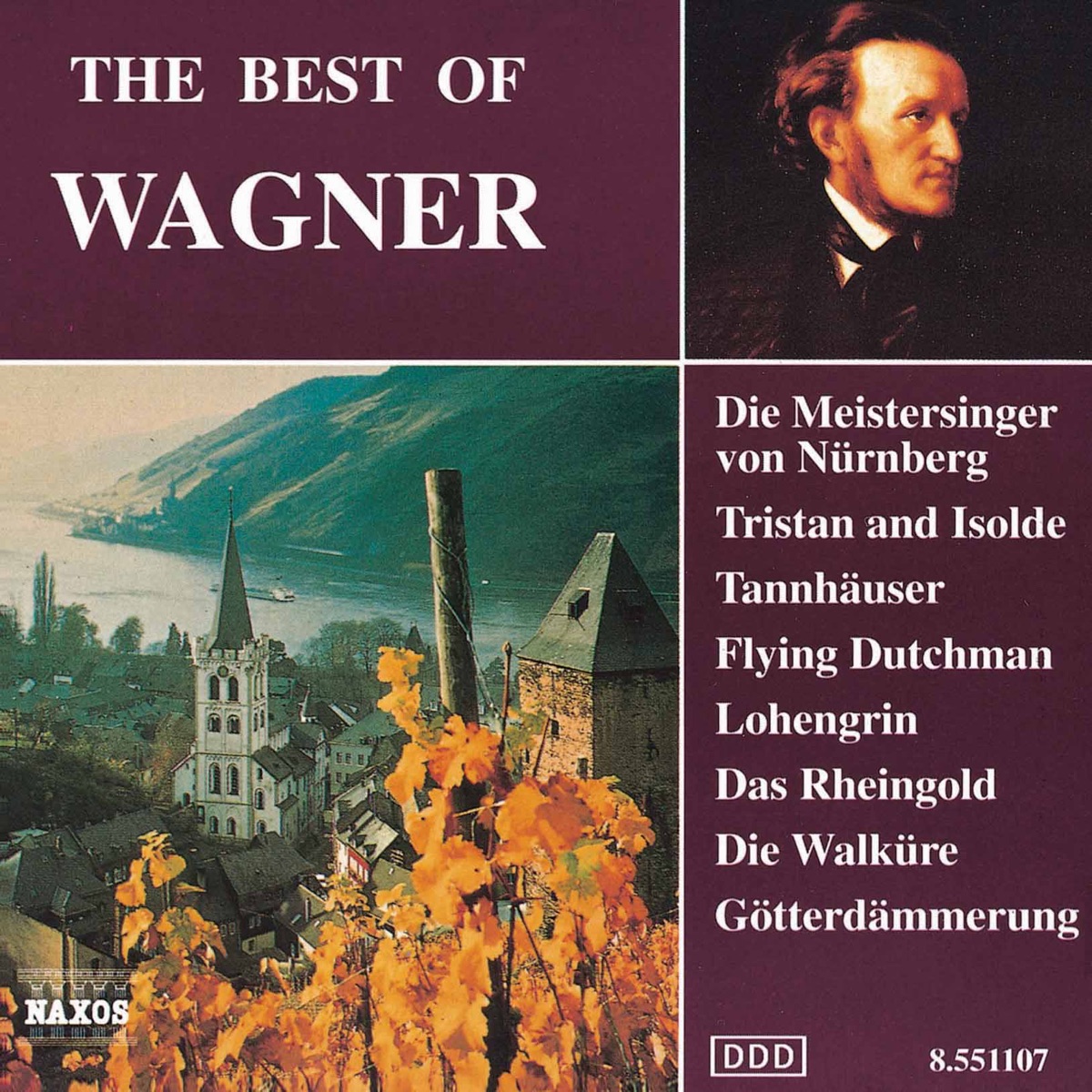Wagner : The Best of Wagner by Johannes Wildner, Polish National Radio Symphony Orchestra, Michael Halász, Slovak Philharmonic Orchestra, Uwe Mund & Slovak Radio Symphony Orchestra album cover