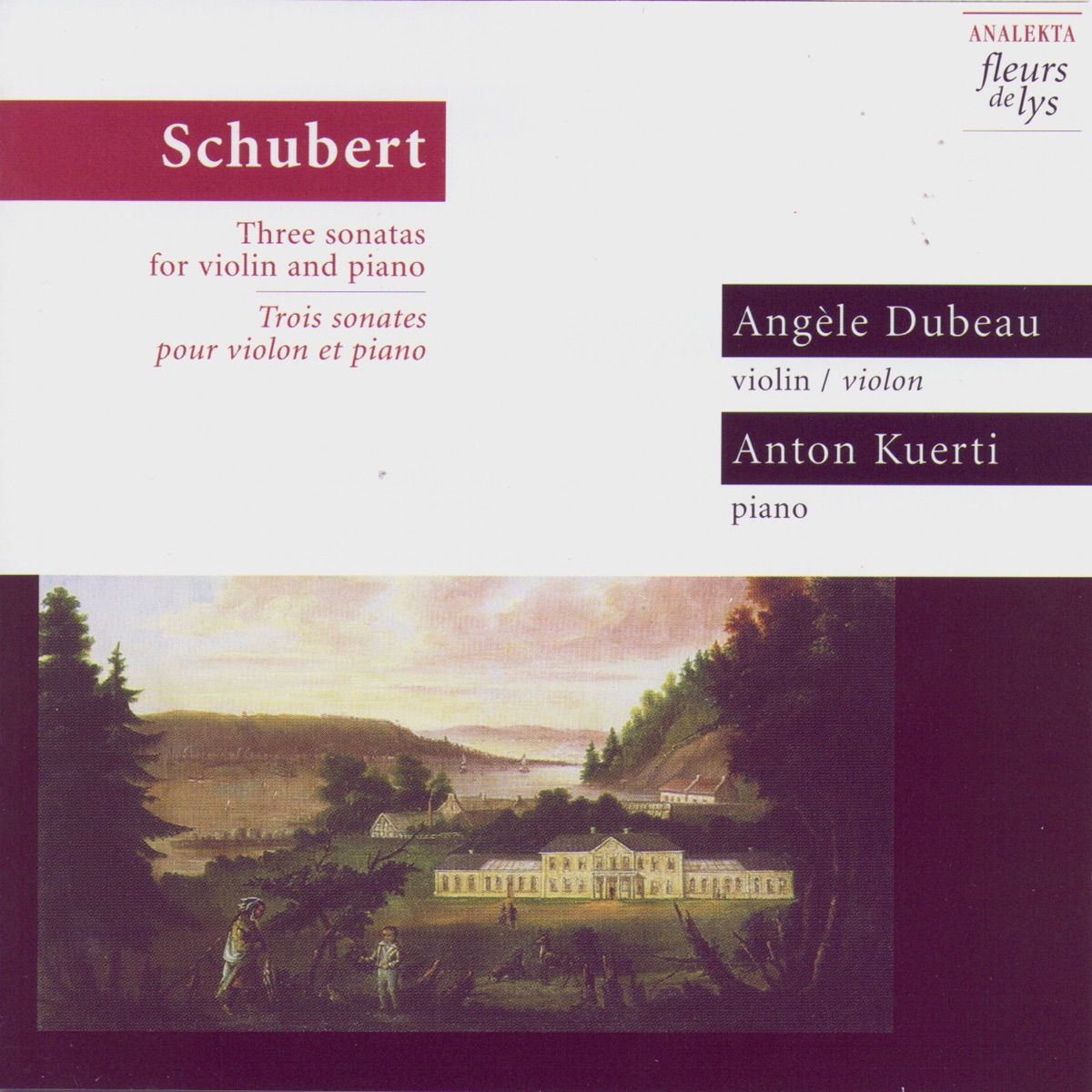 Three Sonatas for Violin and Piano (Trois Sonates Pour Violon Et Piano) by Angèle Dubeau & Anton Kuerti album cover