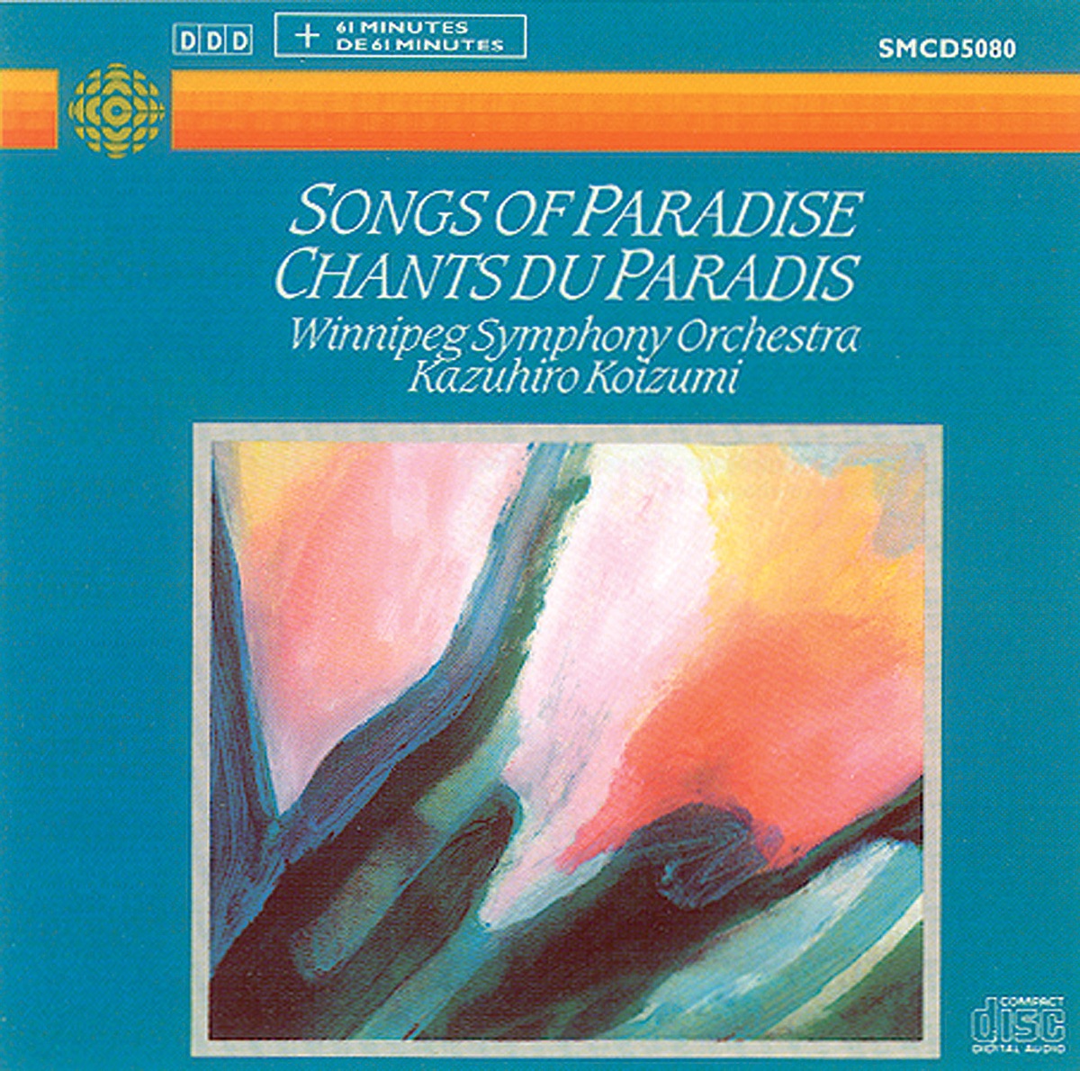 Songs of Paradise by Kazuhiro Koizumi & Winnipeg Symphony Orchestra album cover