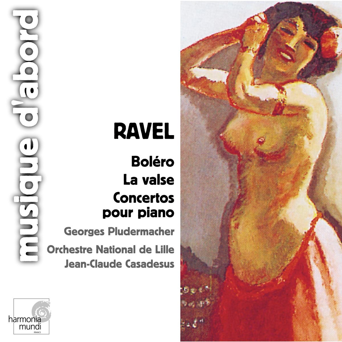 Ravel: Boléro & Piano Concertos by Jean-Claude Casadesus & Orchestre National de Lille album cover