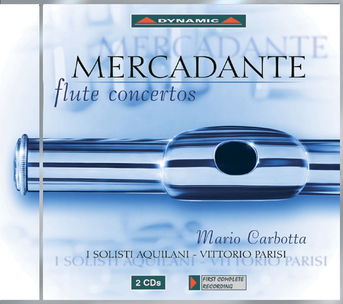 Mercadante: Flute Concertos Nos. 1, 2, 4 and 6 - Theme and Variations In a Major by Mario Carbotta album cover