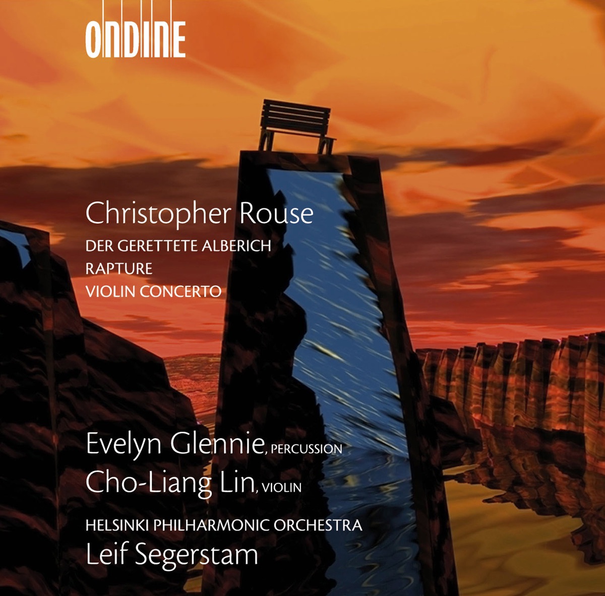 Rouse: Der Gerettete Alberich by Evelyn Glennie, Leif Segerstam, Helsinki Philharmonic Orchestra & Cho-Liang Lin album cover