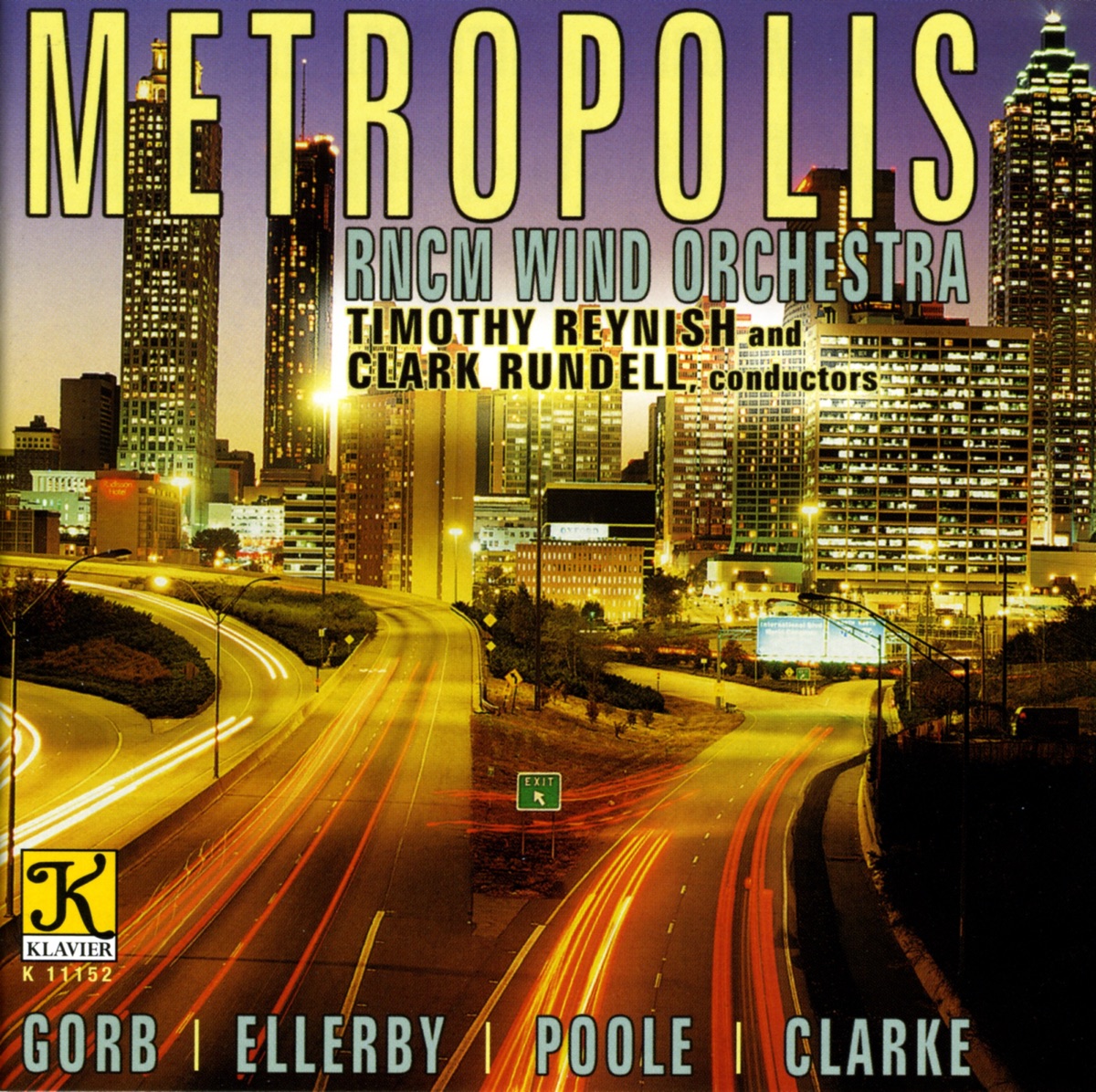 Metropolis by Royal Northern College of Music Wind Orchestra album cover