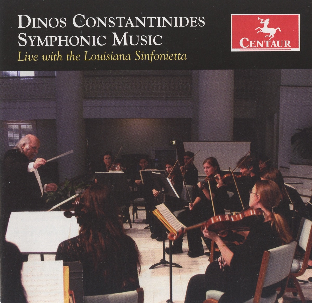 Constantinides: Symphonic Music by Dinos Constantinides, Louisiana Sinfonietta, Athens Saxophone Quartet, Simos Papanas, James Ryon & Gabriel Beavers album cover