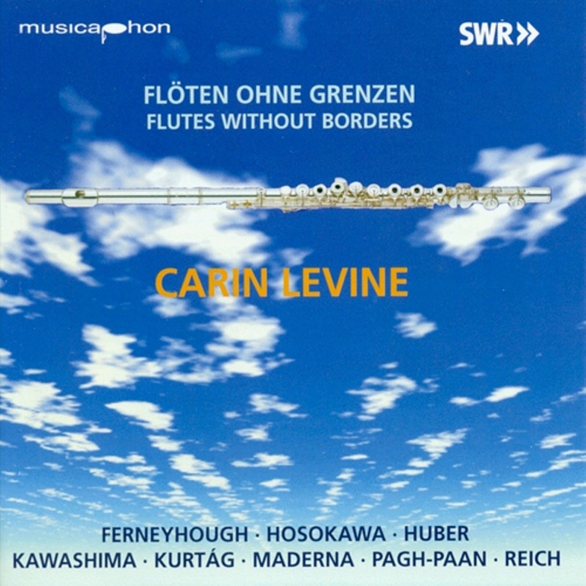 Flutes Without Borders by Carin Levine & Studio Nedelschev, Cologne album cover