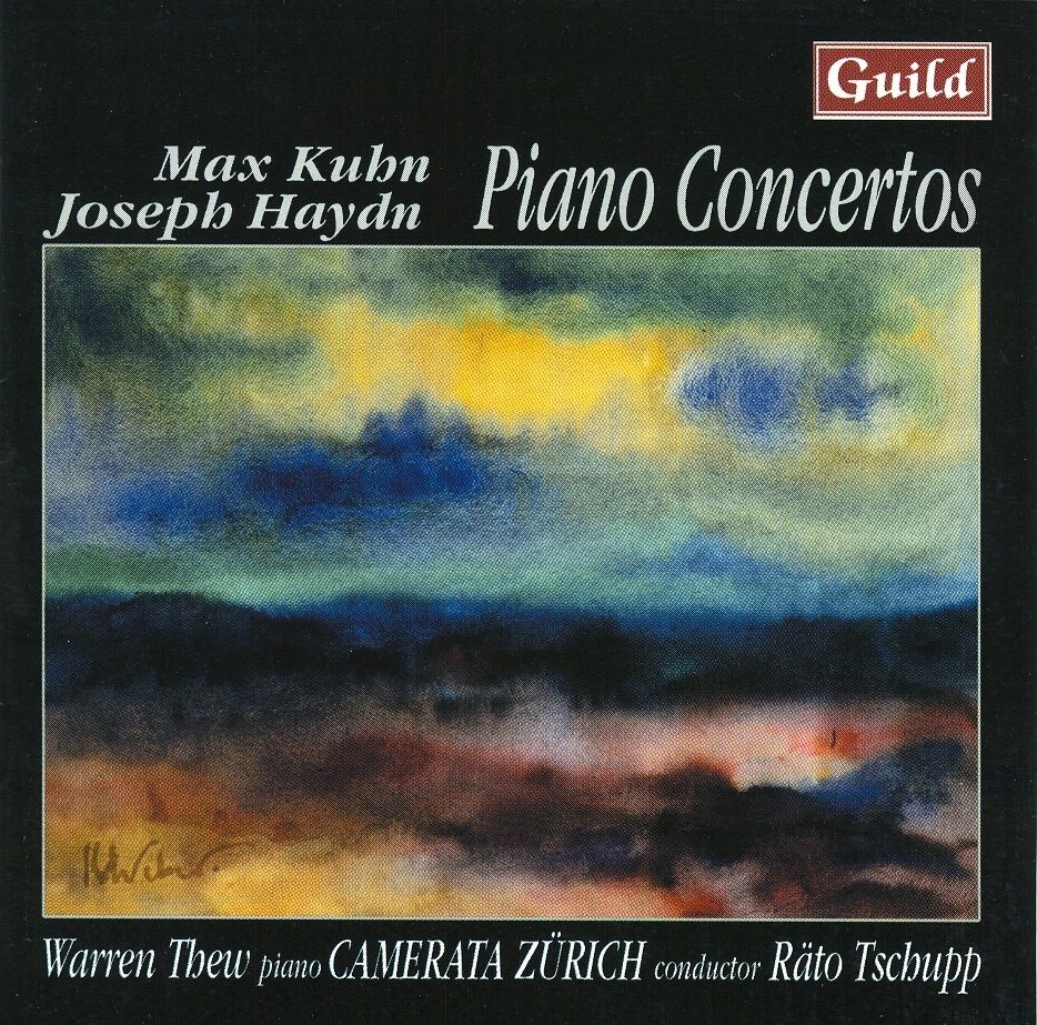 Haydn & Kuhn: Piano Concertos by Warren Thew, Camerata Zürich & Räto Tschupp album cover