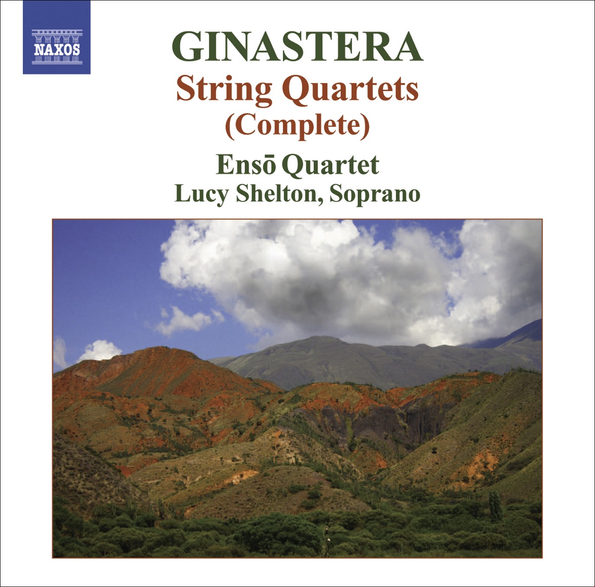 Ginastera: String Quartets Nos. 1-3 by Enso Quartet & Lucy Shelton album cover
