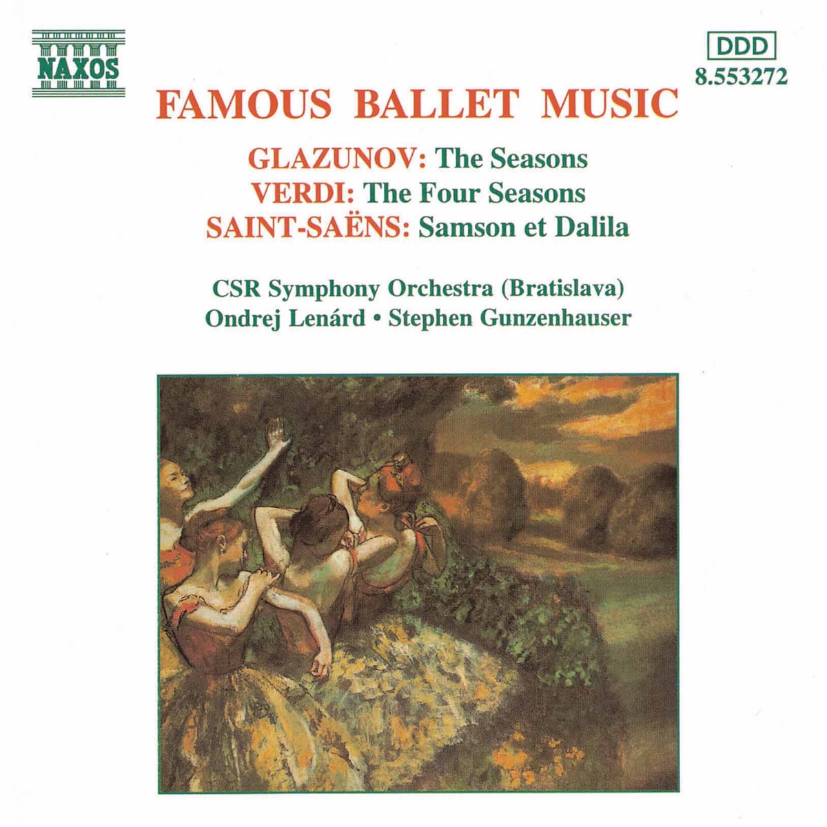 Verdi: Famous Ballet Music by Ondrej Lenárd & Slovak Radio Symphony Orchestra album cover