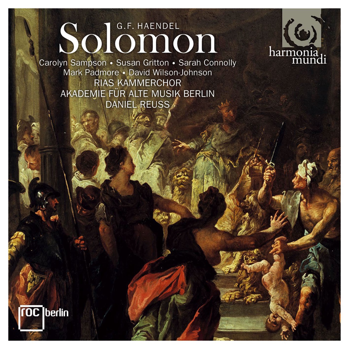 Handel: Solomon by Akademie für Alte Musik Berlin, Dame Sarah Connolly & Daniel Reuss album cover